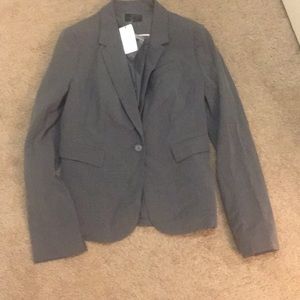 Gray business blazer